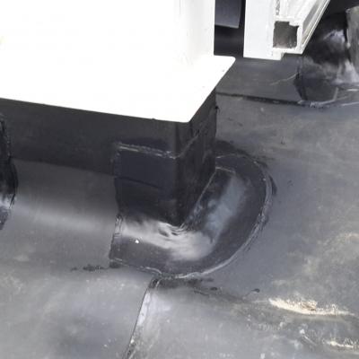 Dettagli di applicazione dell'elemento di tenuta impermeabile Firestone Rubbergard 2,28 mm