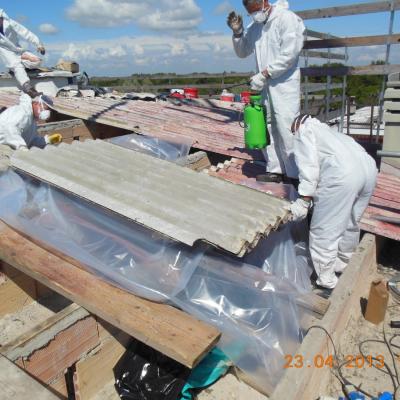 Fase operazioni di bonifica